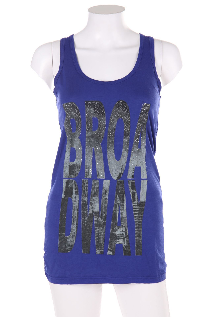 Chicorée - Racerback-Top mit Strass-Steinen - M