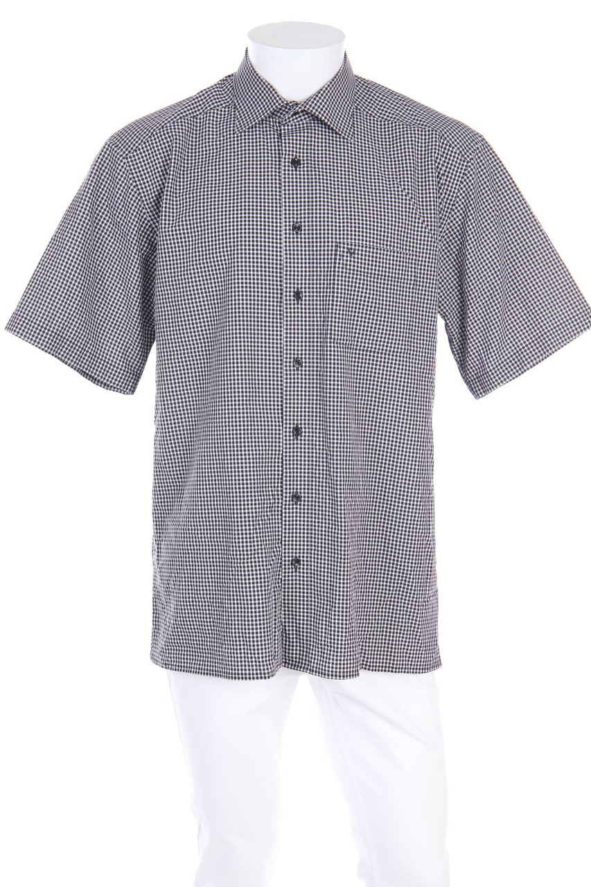 MARVELIS - Kurzarm-Hemd mit Karo-Muster - 42