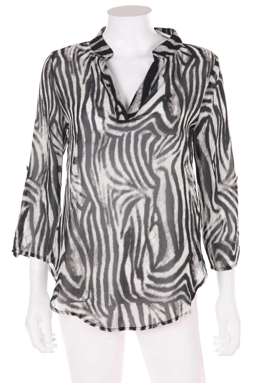 jennifer taylor - Bluse mit Krempel-Ärmeln - S