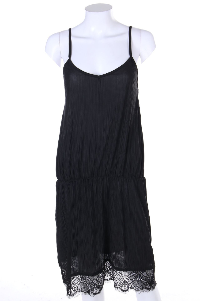 flame - Kleid mit Spitzen-Einsatz - M