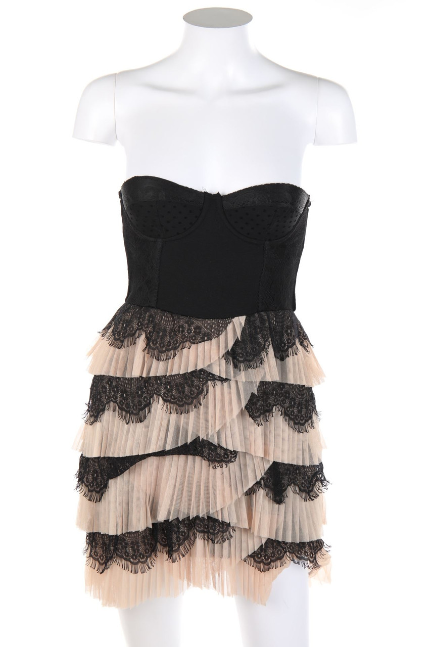 H&M - Kleid mit Tüll mit Spitze - D 34