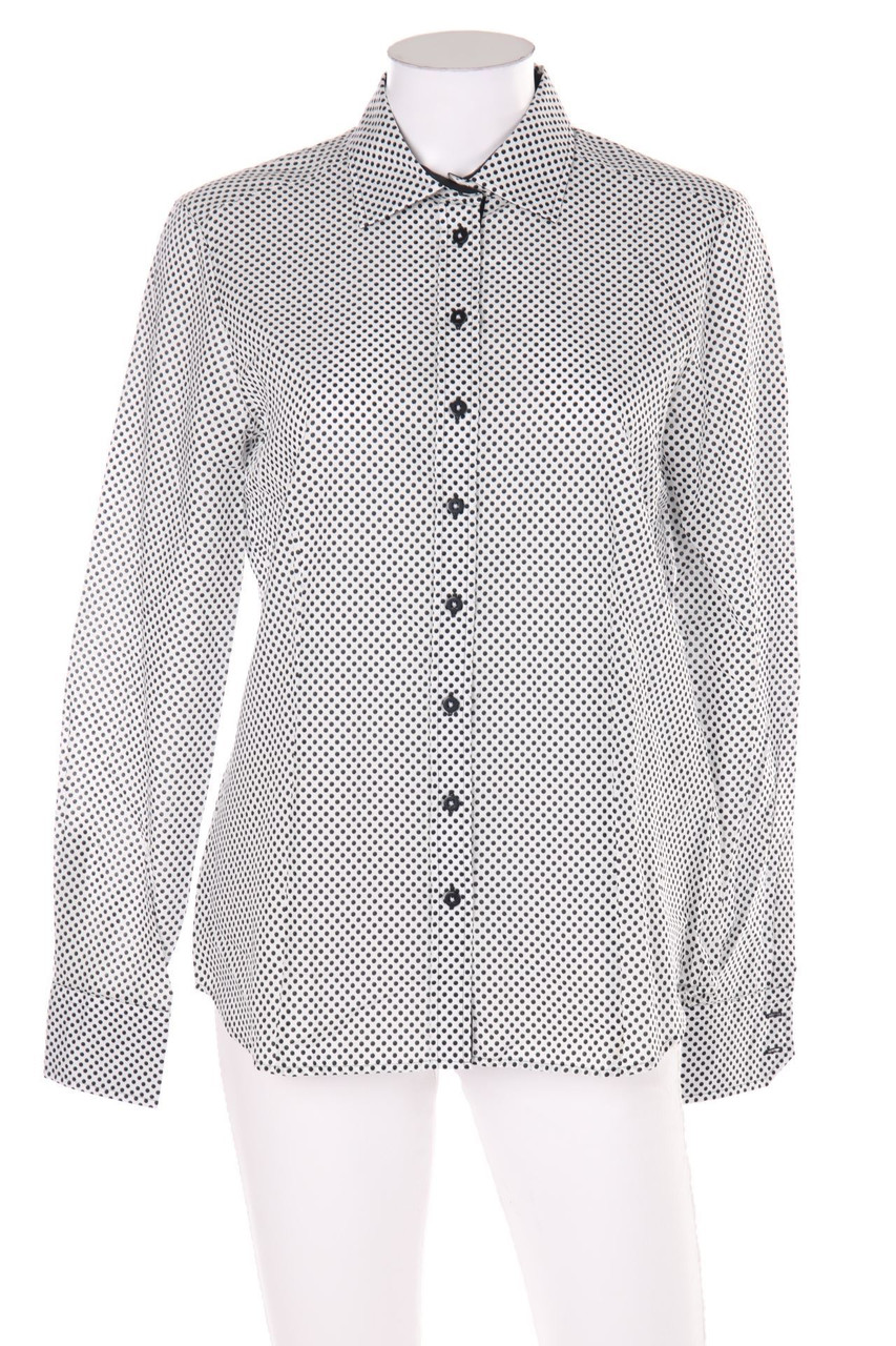 eterna - Hemd-Bluse mit Punkten - D 38