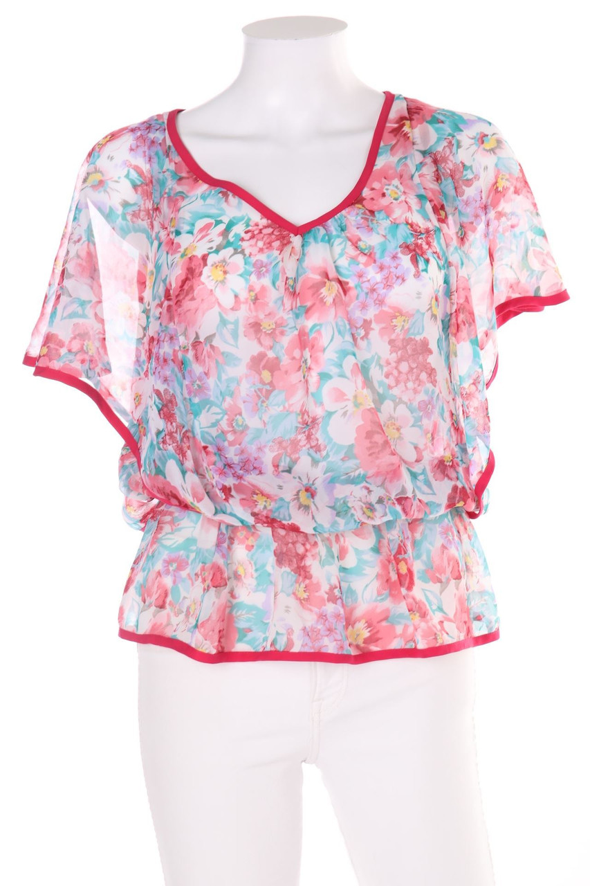 TALLY WEiJL - Volant-Bluse mit floralem Muster - D 36