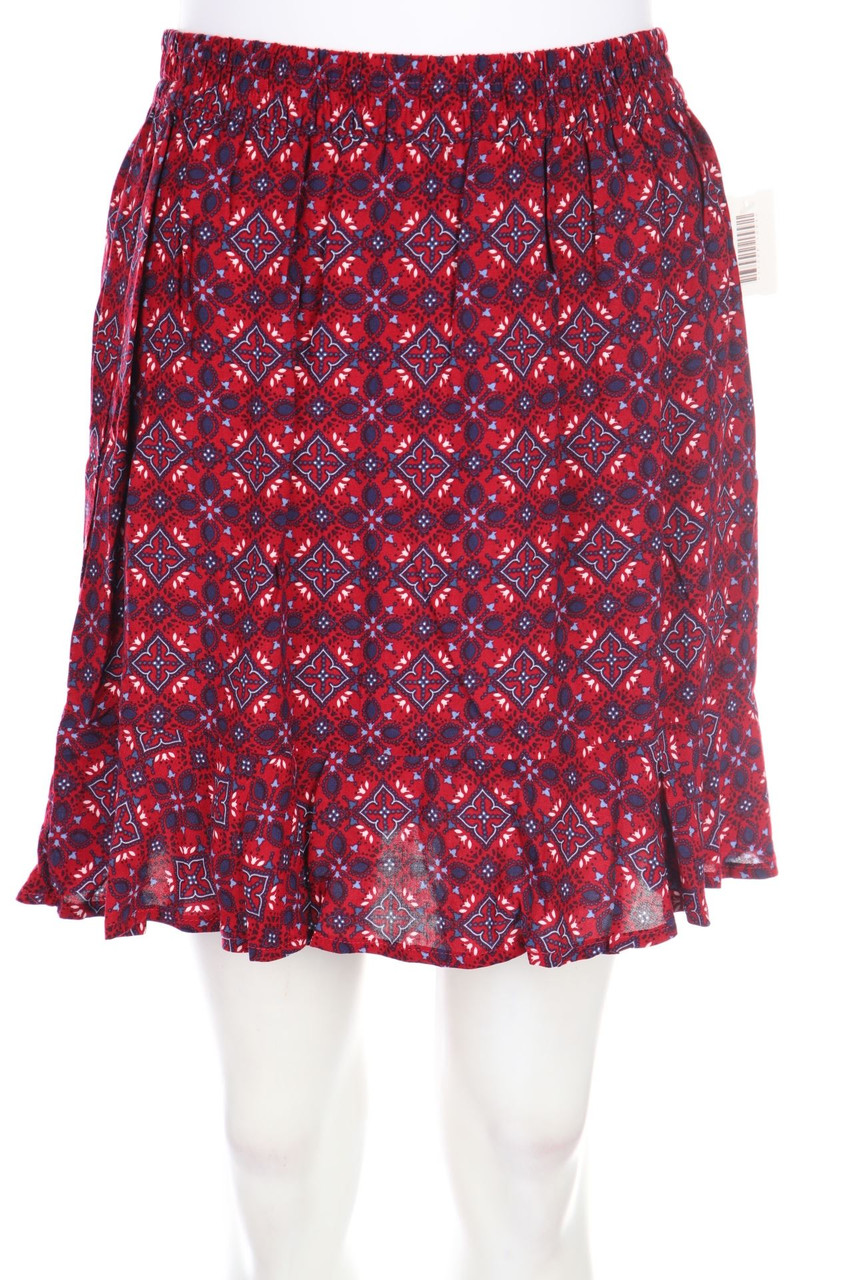 Ohne Label - Minirock mit floralem Muster - D 36