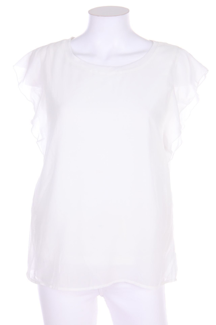 COLLOSEUM - Volant-Bluse im Layer Look - S