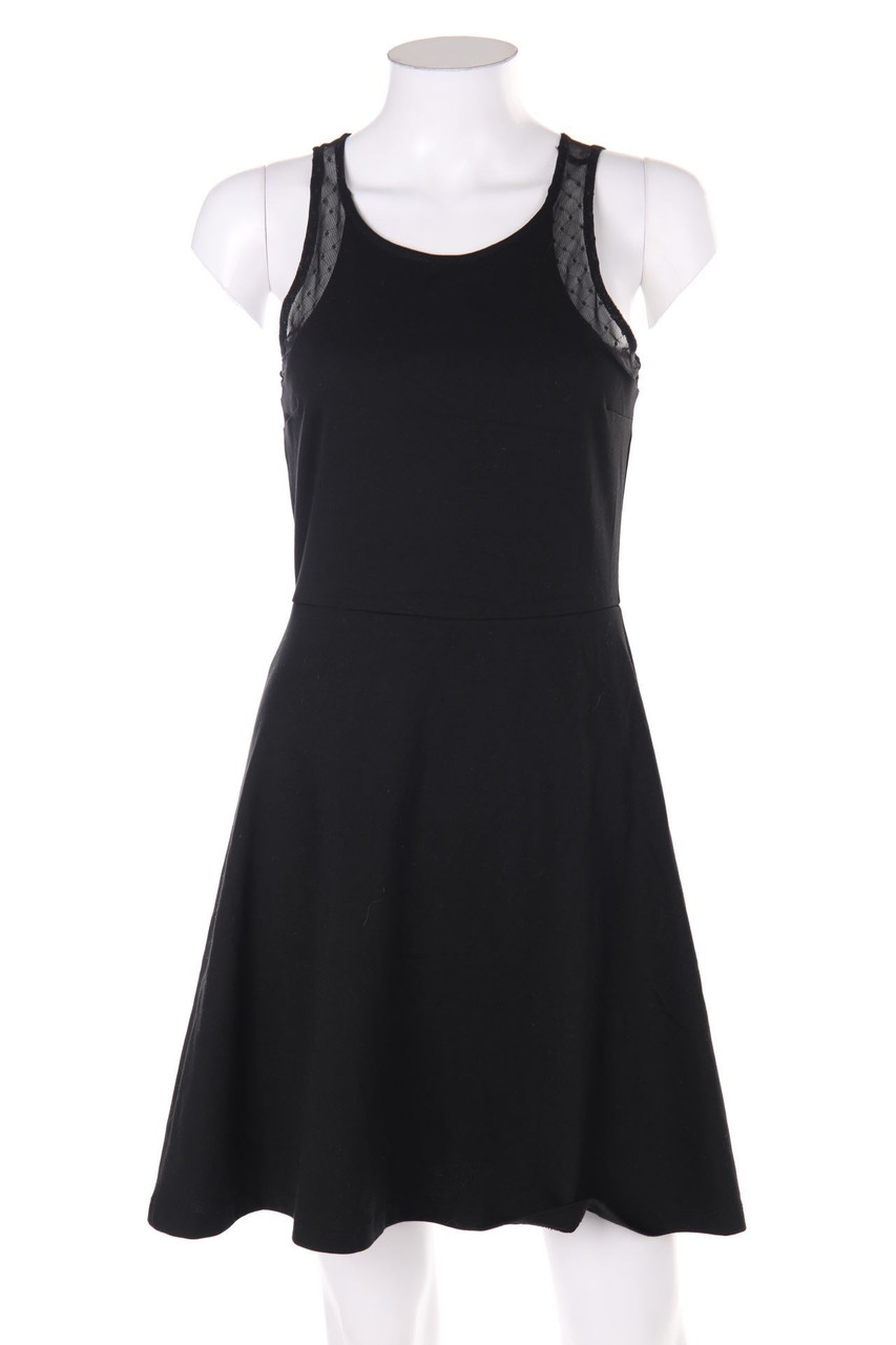 H&M - Abendkleid mit Mesh-Einsatz - S