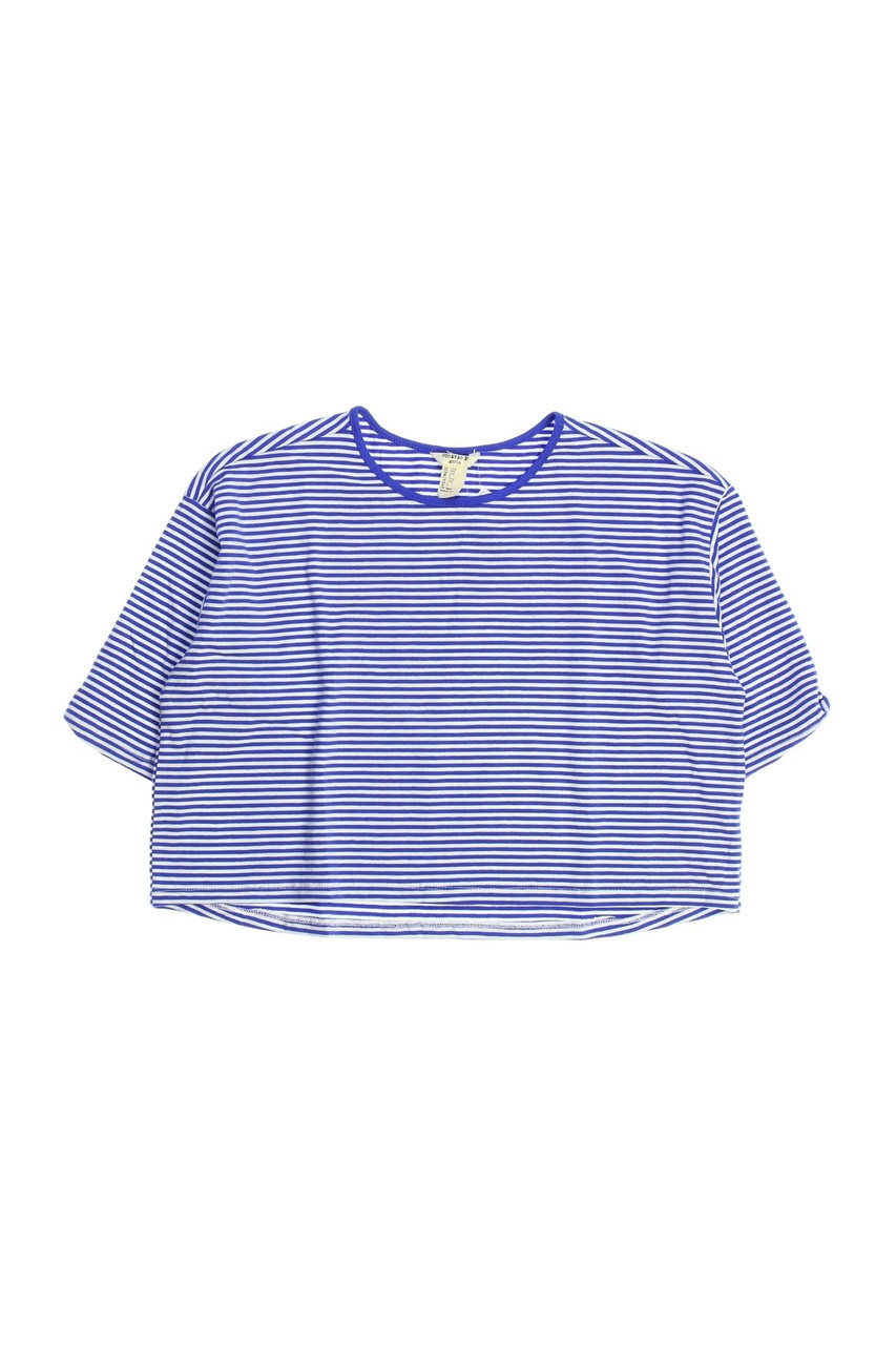 Forever 21 girls - T-Shirt aus Baumwoll-Mix mit Streifen - 158