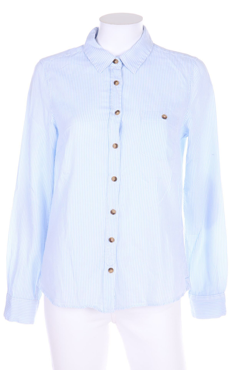 H&M LOGG - Hemd-Bluse aus Baumwolle mit Elbow Patches - D 38