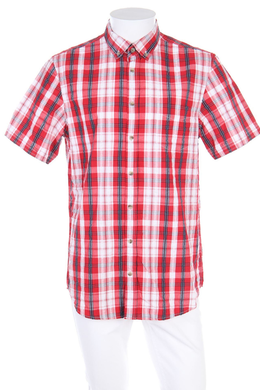 CANDA by C&A - Kurzarm-Hemd mit Karo-Muster - 39