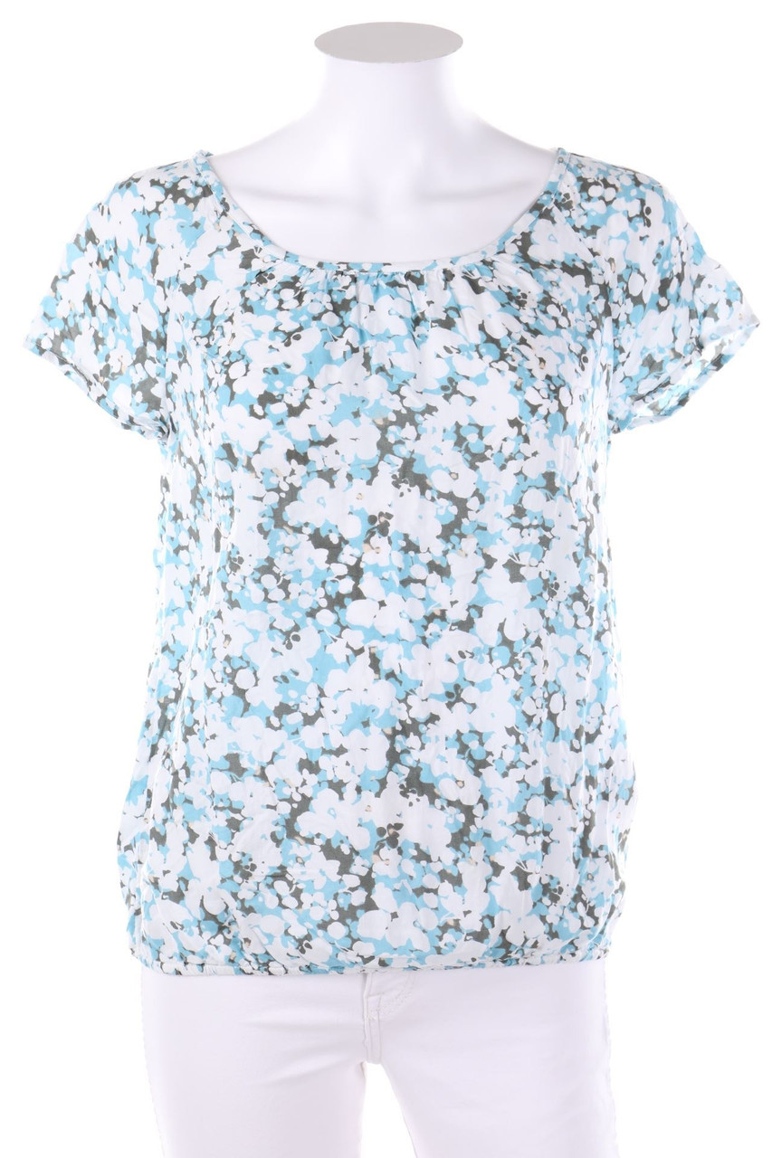 Street One - Kurzarm-Bluse mit Print - D 34