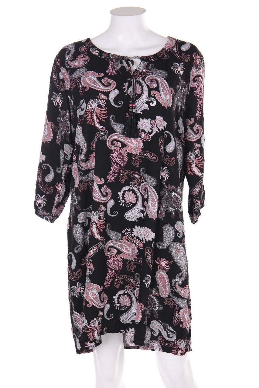 Ohne Label - Tunikakleid mit Paisley-Print - D 44