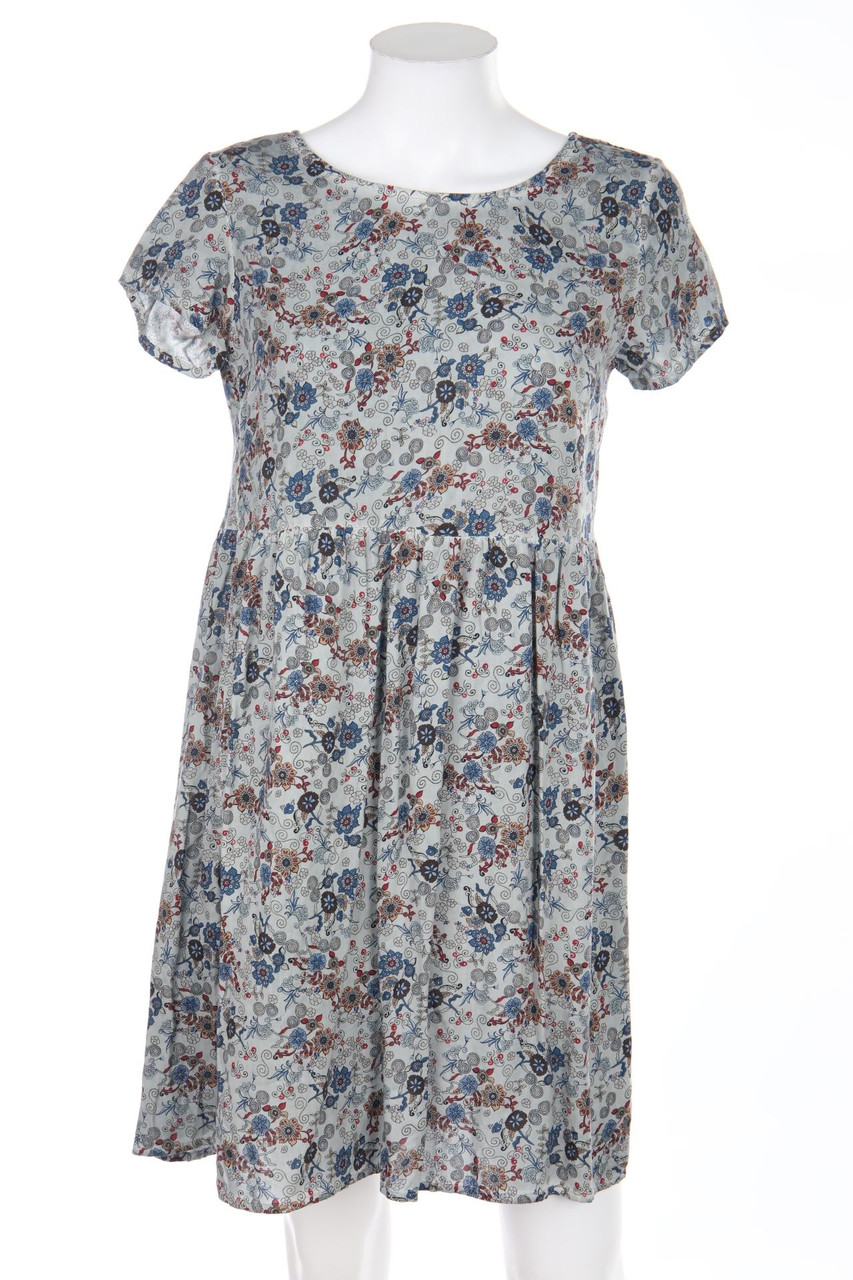 LTB - Garment Dyed-Kleid mit Blumen-Print - S