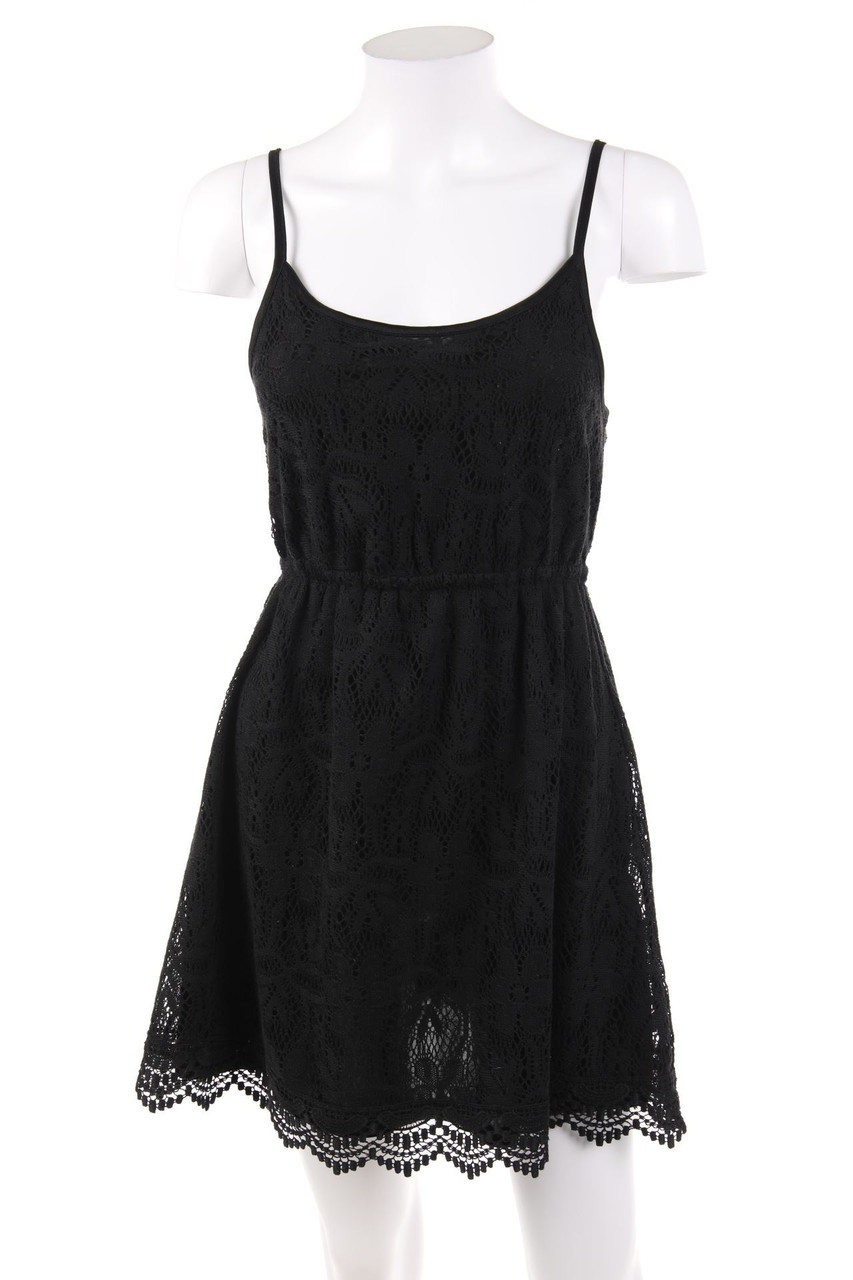 H&M DIVIDED - Skater-Kleid aus Spitze mit Gummizug - D 36