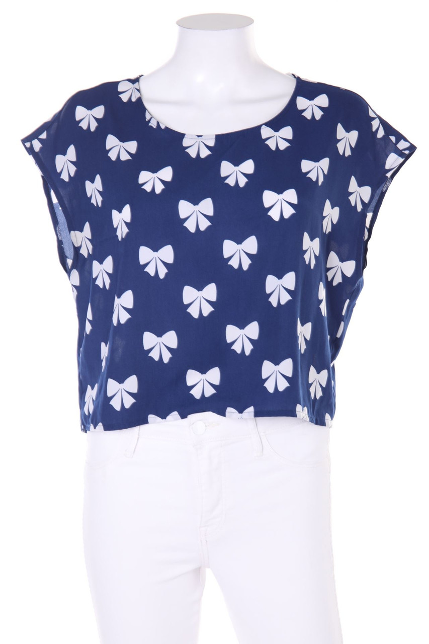 H&M DIVIDED - Oversize-Bluse mit überschnittener Schulter - D 36