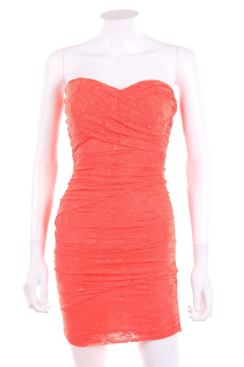 TALLY WEiJL - Spitzen-Party-Kleid mit Raffungen - D 34