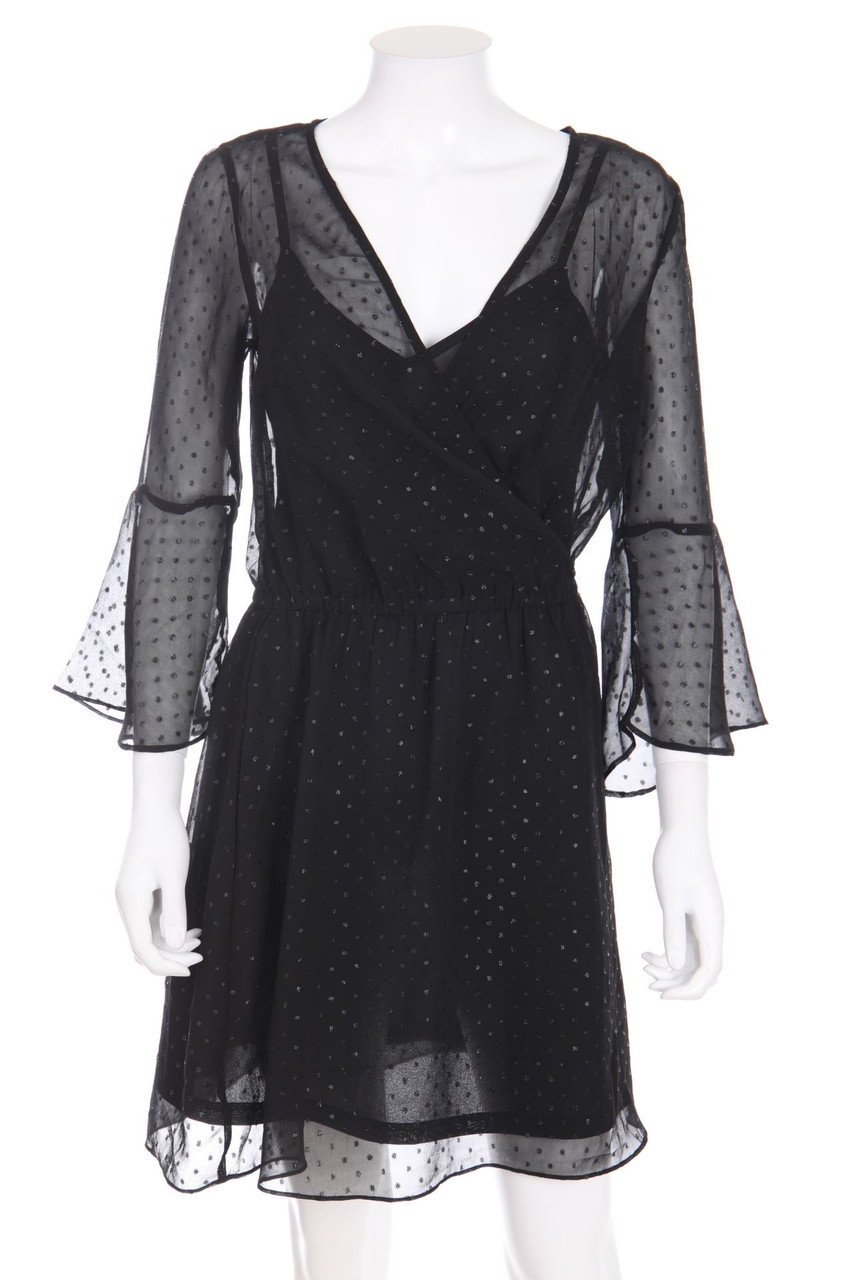 H&M - Abendkleid mit Metallic-Effekt - D 36