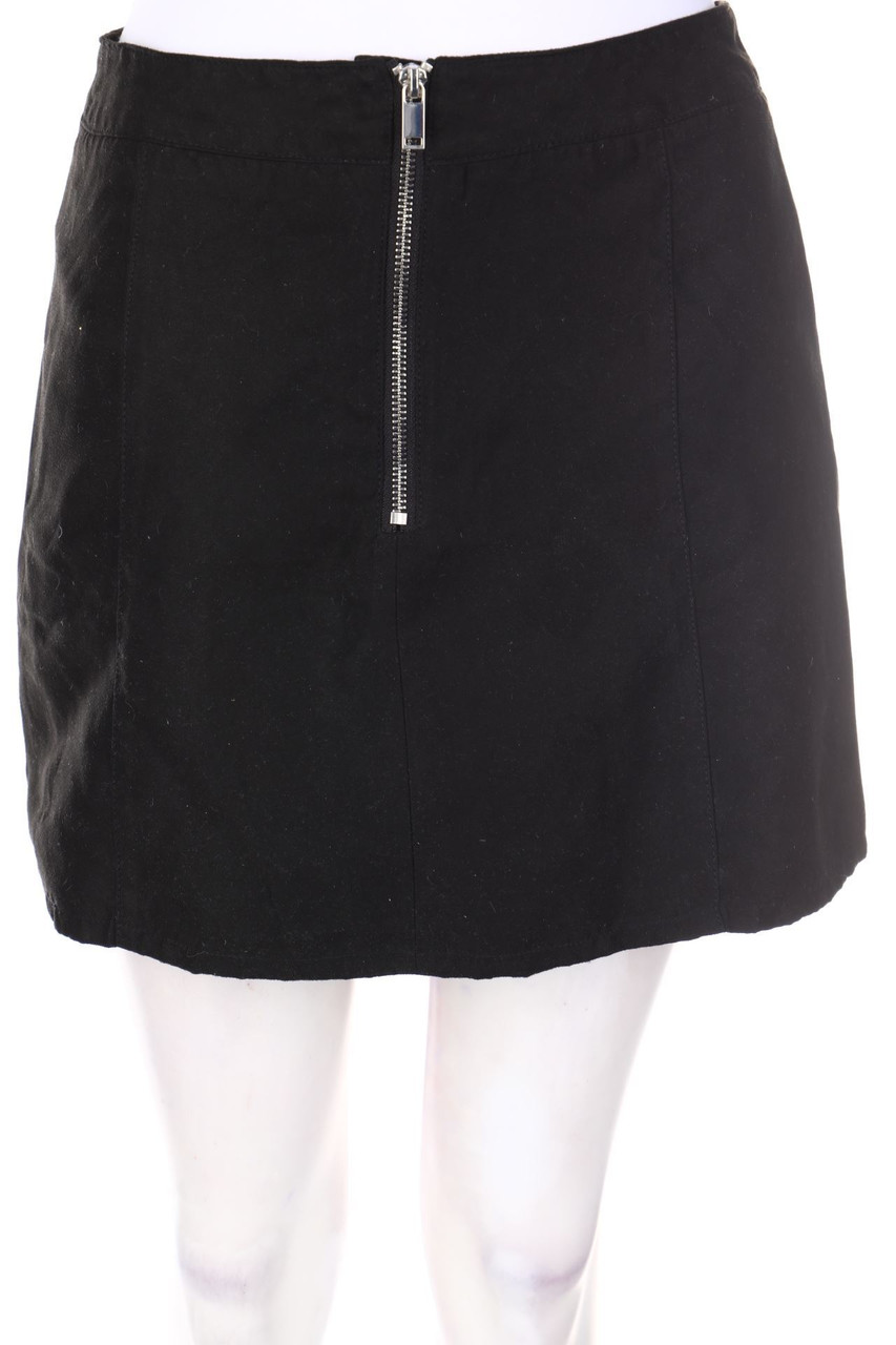 H&M DIVIDED - Faux Leather-Mini-Rock - D 38