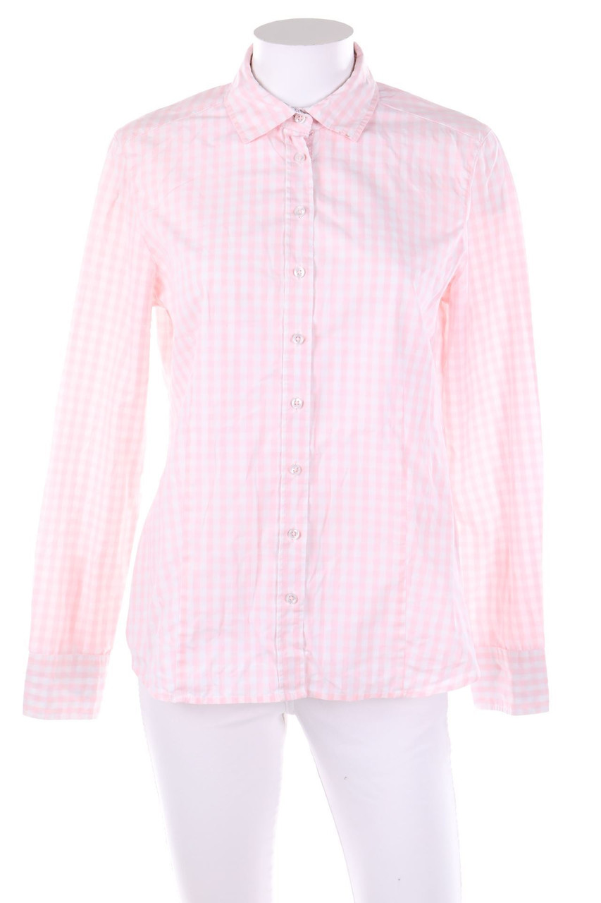 eterna - Hemd-Bluse mit Karo-Muster - D 38