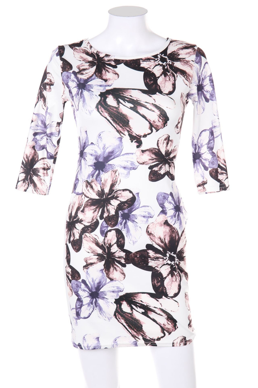 Ohne Label - Kleid mit floralem Muster - S