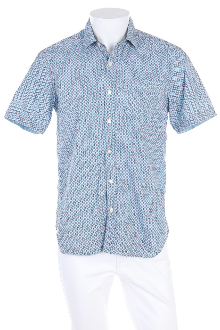UOMO - Kurzarm-Hemd mit Muster - M