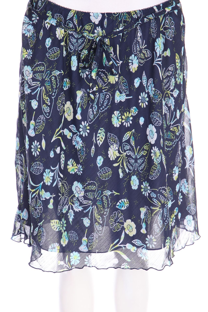 Ohne Label - Minirock mit floralem Muster - D 40