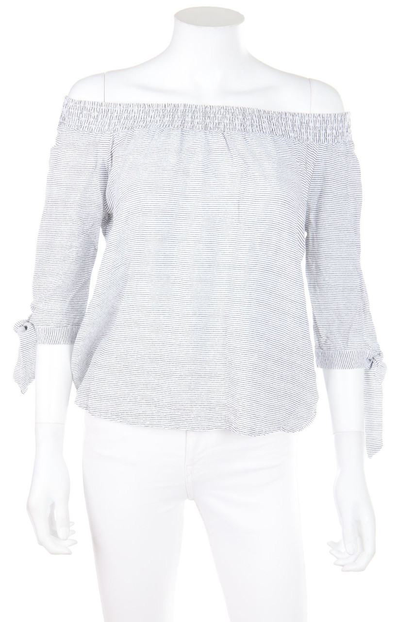 orsay - Carmen-Bluse mit Streifen - M