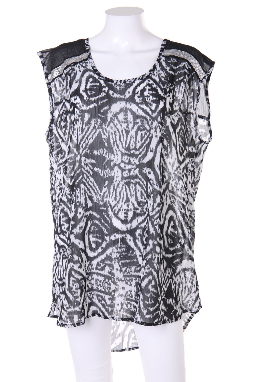 Janina - Blusentop mit Print - D 46