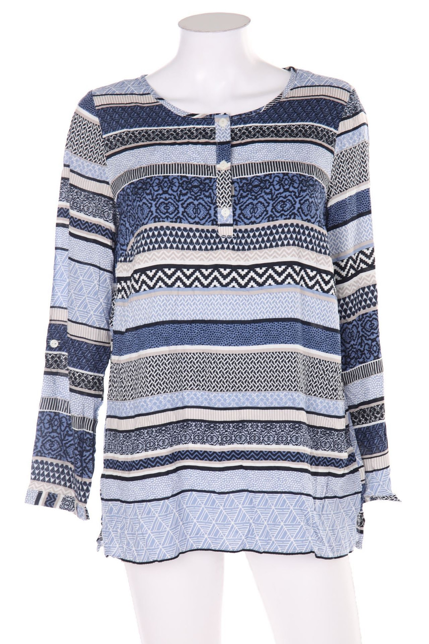 SECONDHAND - Bluse mit Print - D 42