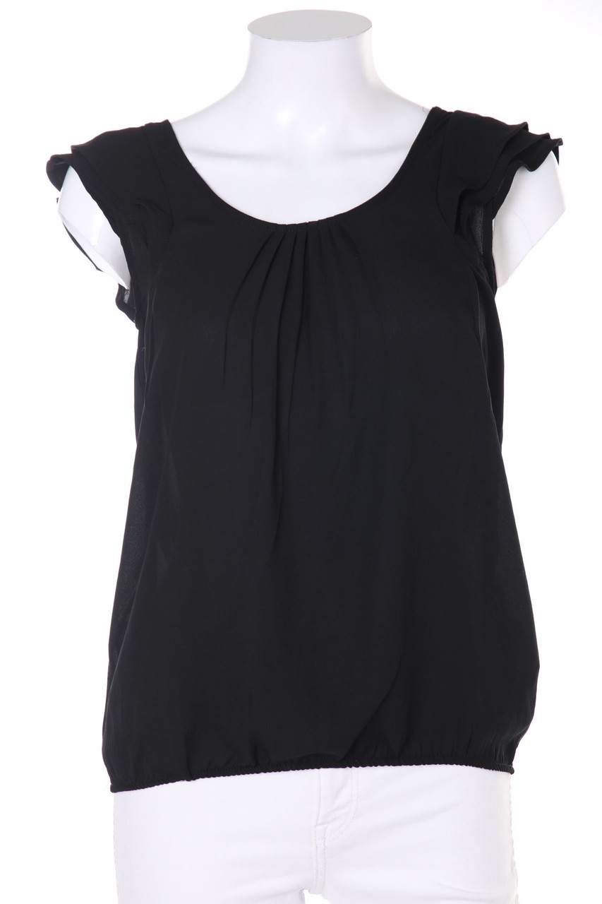 AMISU - Blusentop mit Volants - XS
