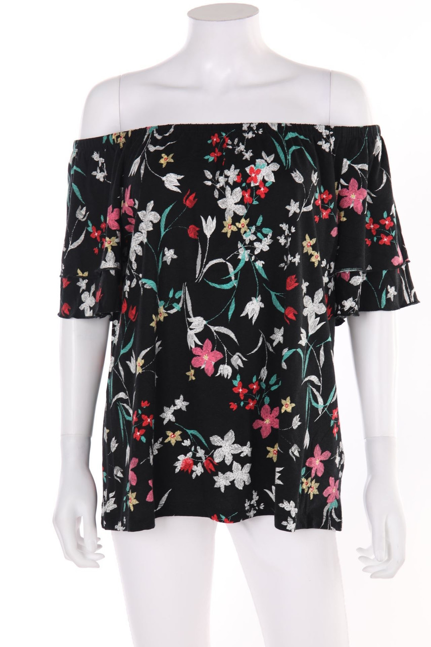 Yessica by C&A - Carmen-Bluse mit floralem Muster - M