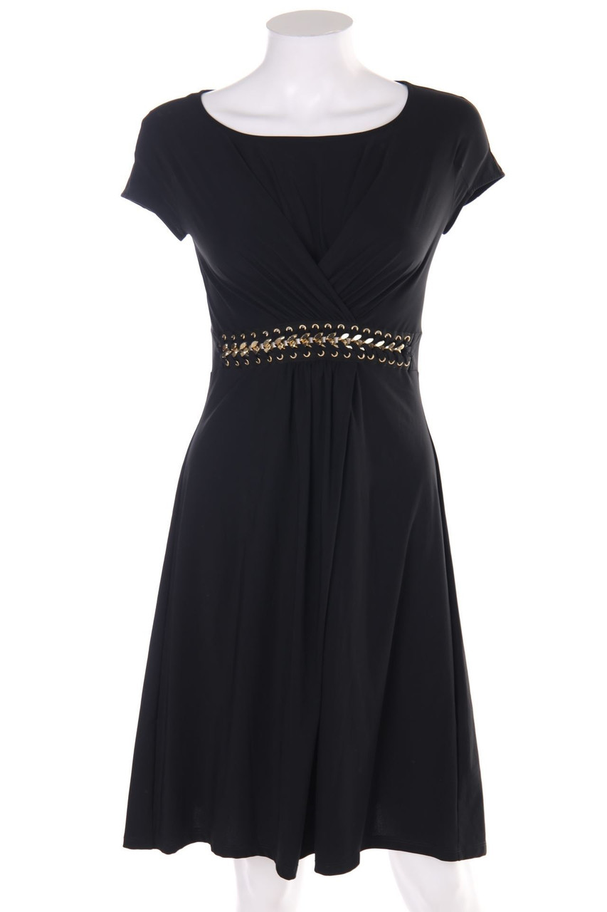 INDIES - Kurzarm-Kleid mit Kette - D 36