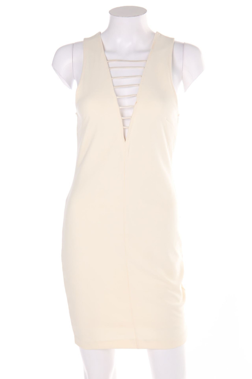 H&M - Kleid aus Crêpe mit tiefem Ausschnitt - D 36