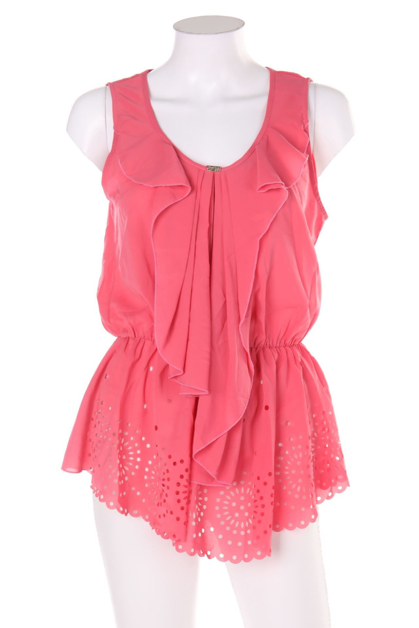 G.D.G. - Blusentop mit Volants - D 36-38