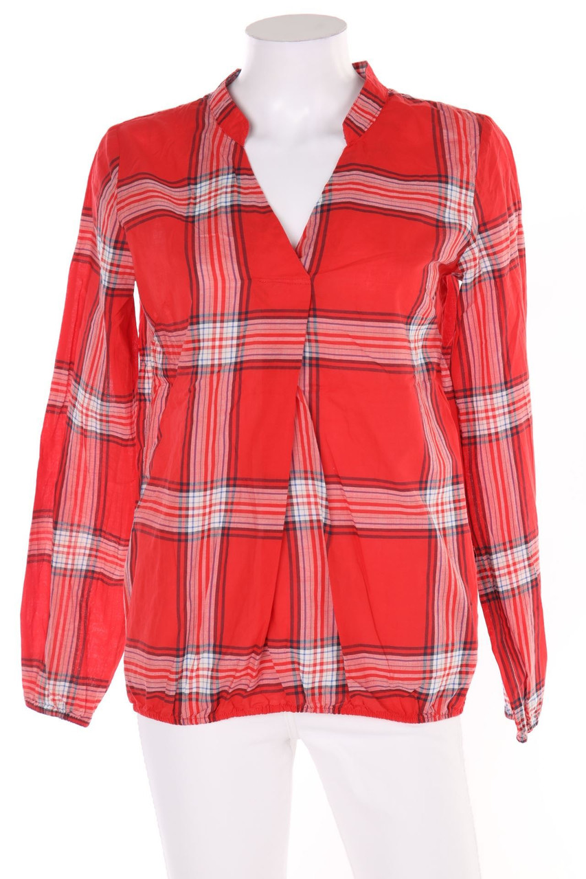 John Baner - Hemd-Bluse in Wickel-Optik - D 36