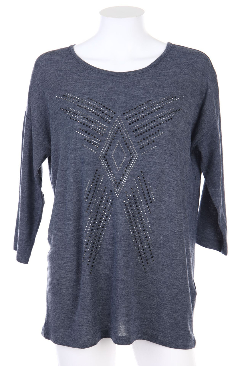 VERO MODA - Strick-Pullover mit Strass-Steinen - S