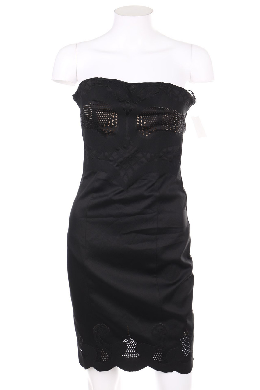 Ohne Label - Party-Kleid mit Schnürung - XS