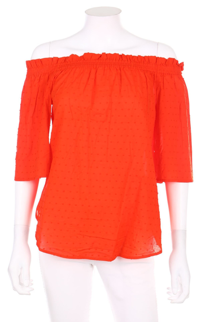 H&M - Carmen-Bluse mit Gummizug - M
