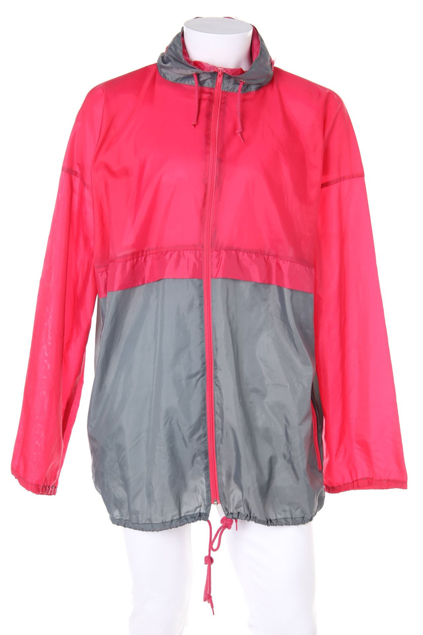 Ohne Label - Two Tone-Windbreaker-Jacke - XL