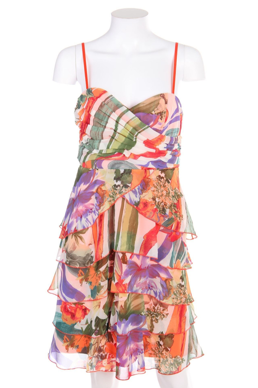 RINASCIMENTO - Sommer-Kleid im Layer Look mit Volants - D 34-36