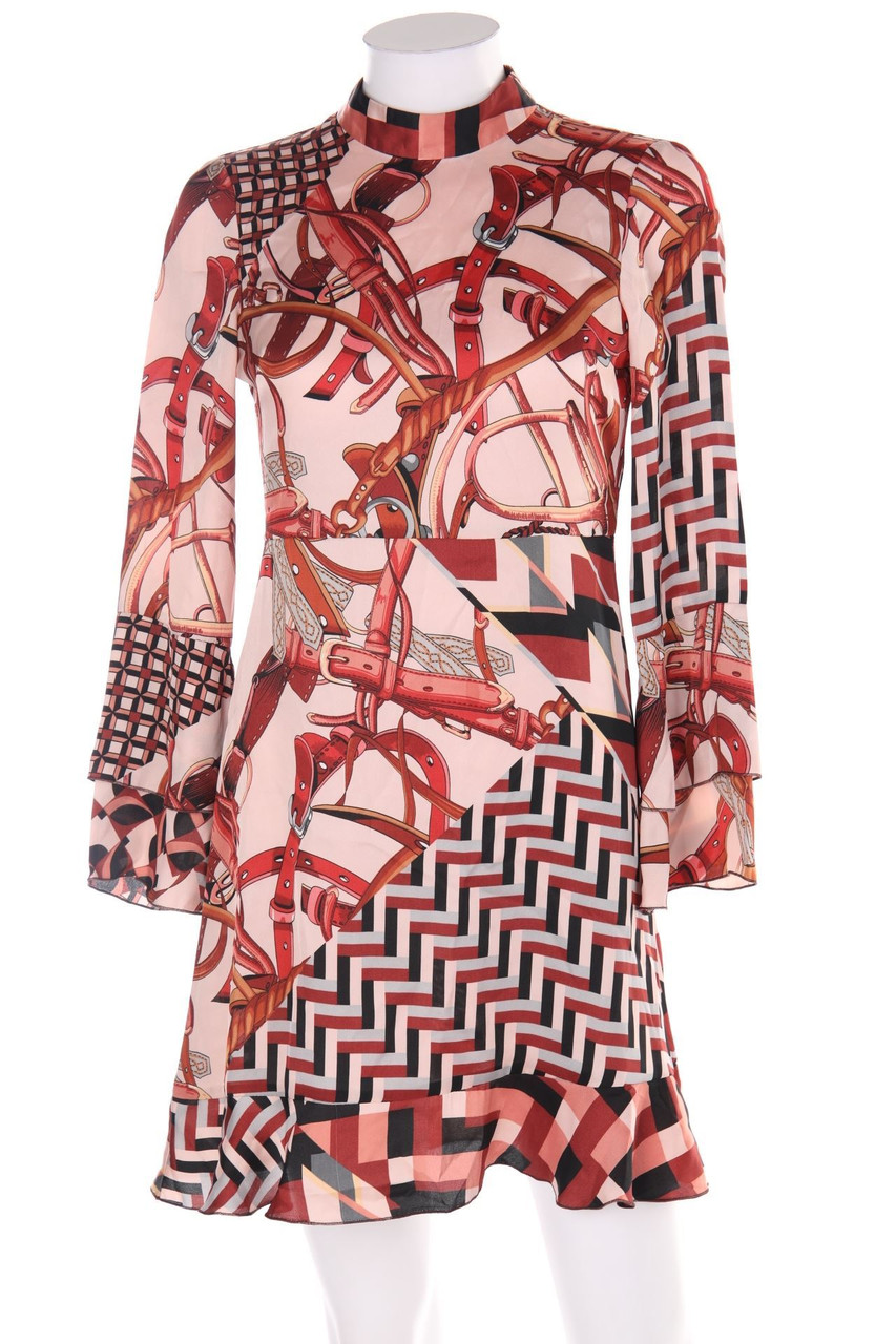 ZARA WOMAN - Skater-Kleid mit Volants - XS