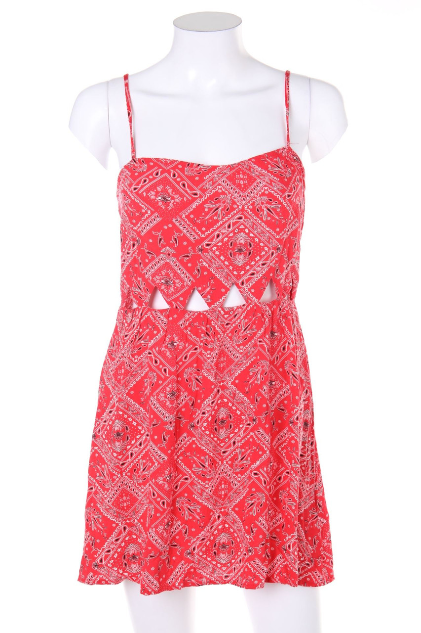 H&M DIVIDED - Mini-Print-Kleid mit Cut-outs - D 36