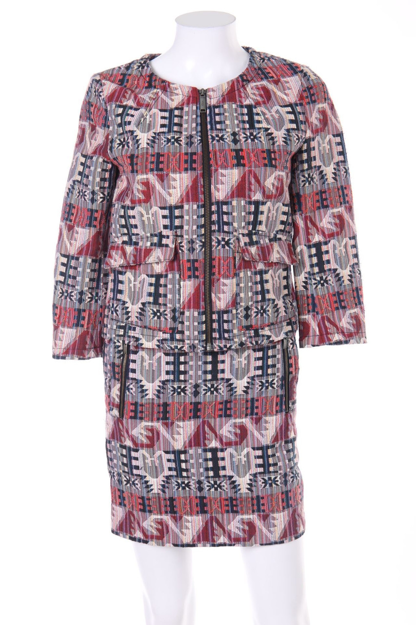 s.Oliver - Kostüm mit Ethno-Print - D 38