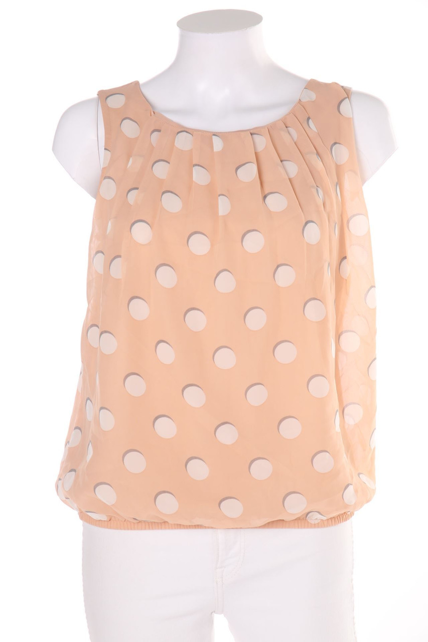 AMISU - Blusentop mit Punkten - S