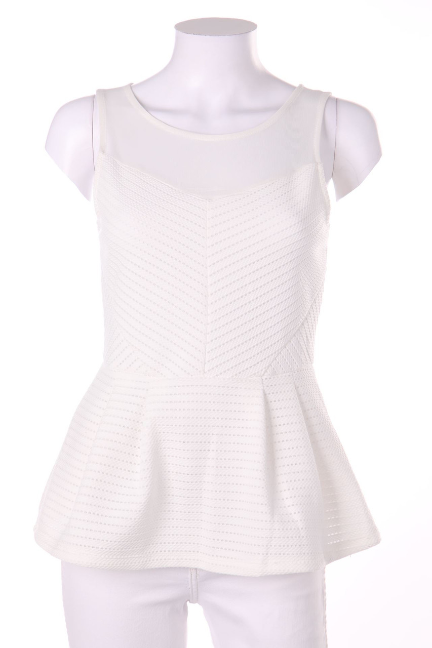 TALLY WEiJL - Blusentop mit Mesh-Einsatz - S