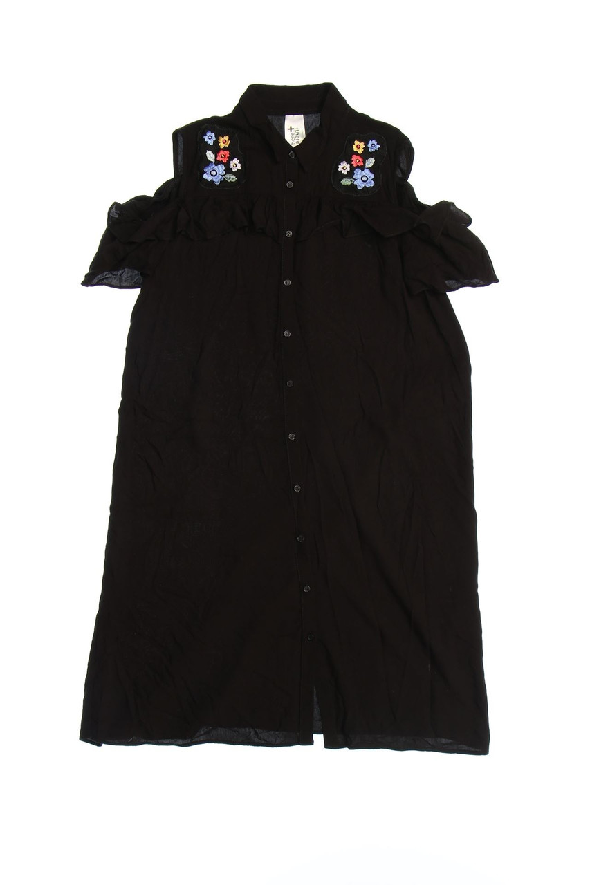 here+there C&A - Cold-Shoulder-Kleid mit Stickereien - 170