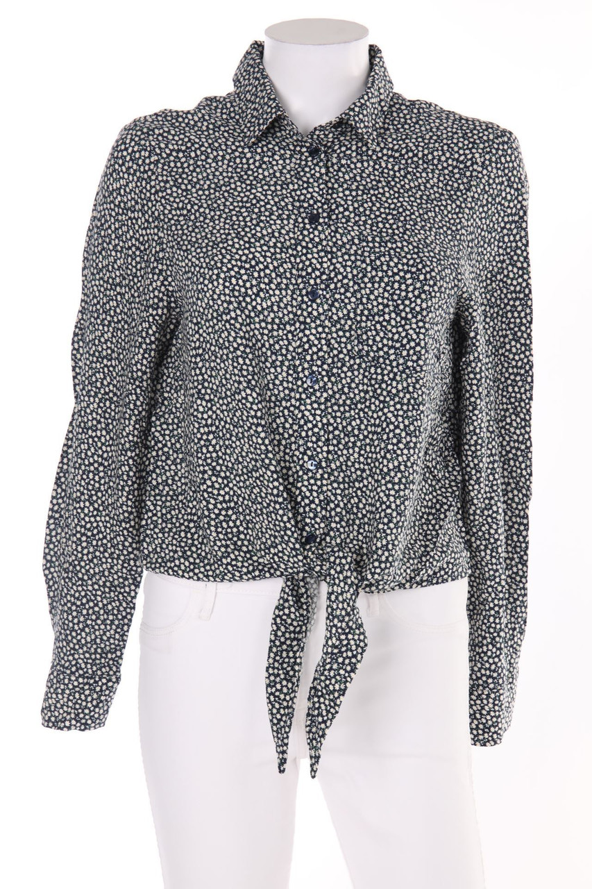 H&M - Hemd-Bluse zum Knoten - D 36