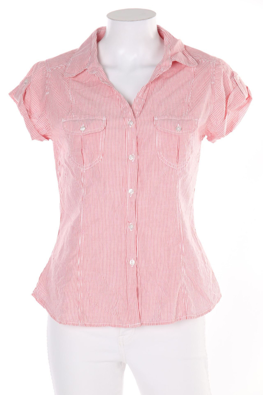 H&M DIVIDED - Hemd-Bluse mit kurzem Ärmel - D 36