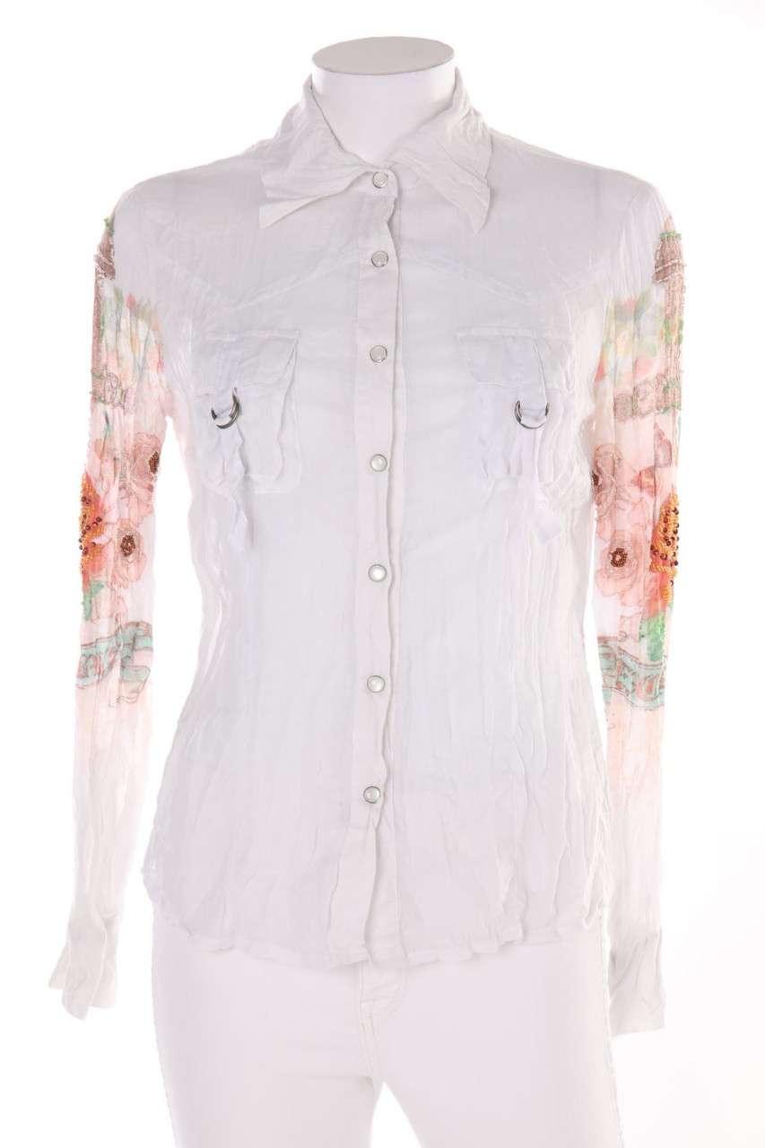 ETOILE DU MONDE - Bluse mit Perlen - D 36