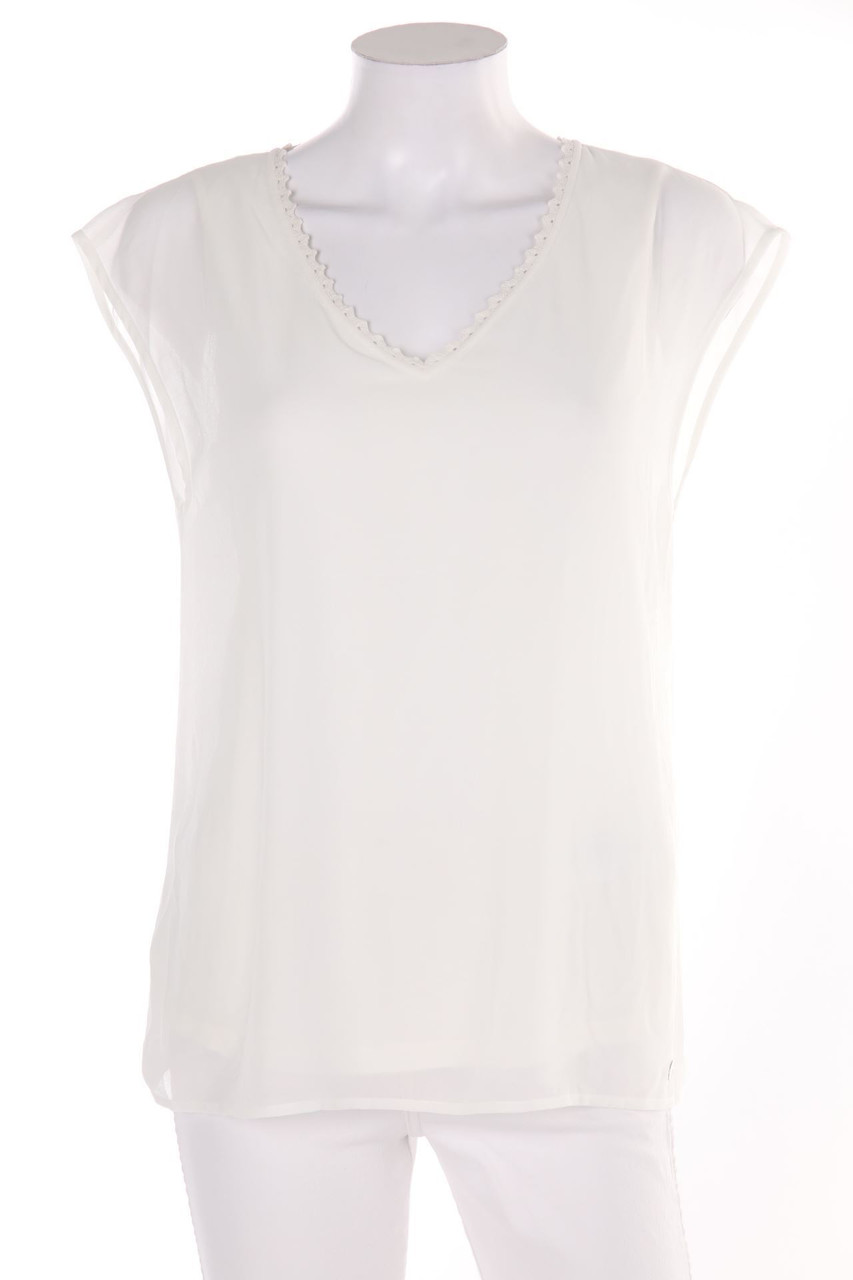 s.Oliver - Chiffon-Blusentop im Layer Look - D 36