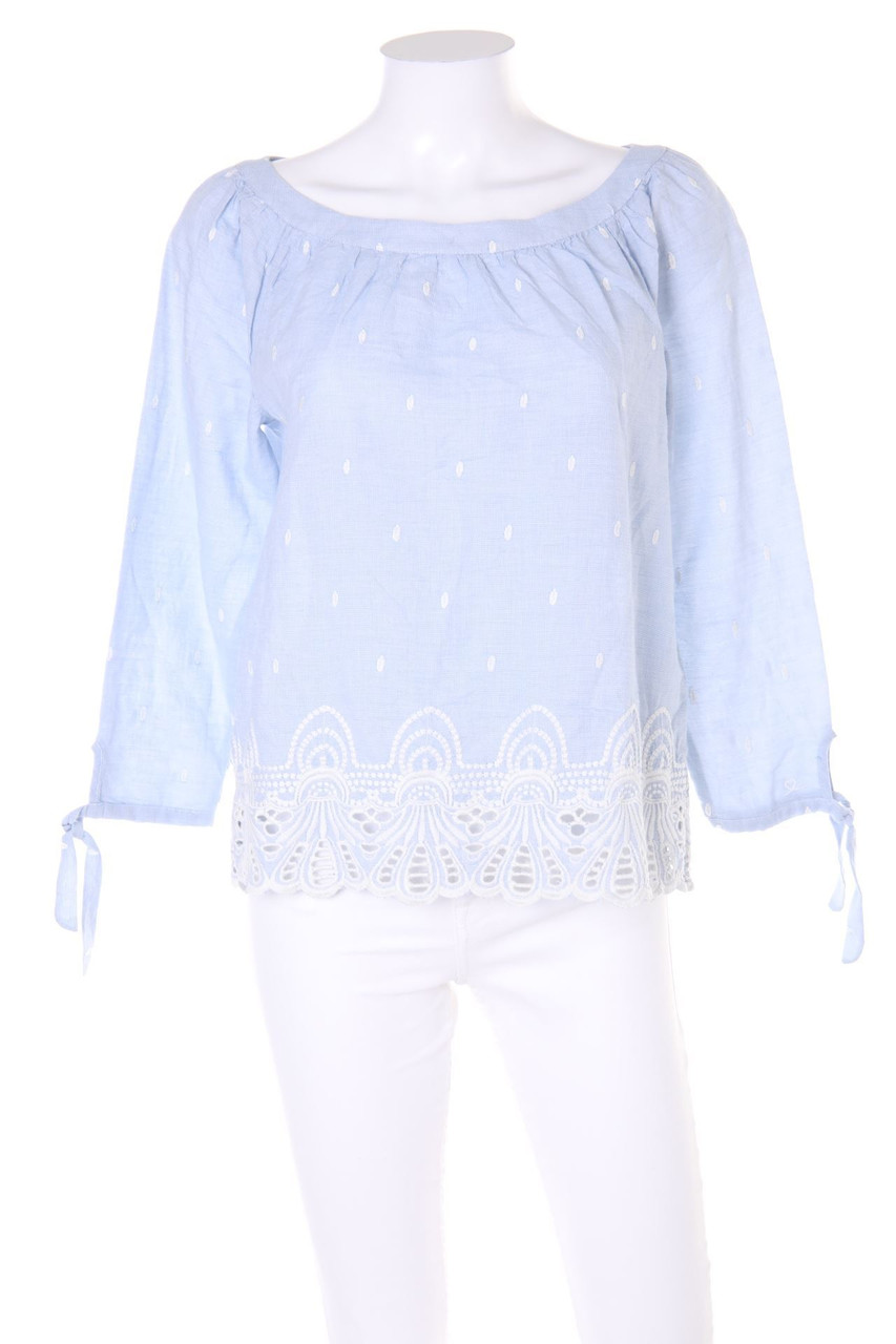 s.Oliver - Tunika-Bluse mit Stickereien - D 34
